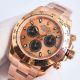 Clean Factory Rolex Daytona 7750 Rose gold Face Watch 040722 (10)_th.jpg